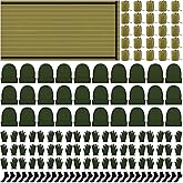 Chicingyou 120 Pcs Homeless Care Package Supplies Bulk Winter Emergency Thermal Blankets Warmer Beanie Socks Touchscreen Gloves for Men Women Cold Weather Outdoor Survival Kits (Green,Black)