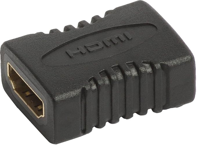 HDMI zu HDMI Adapter | Kupplung | HDMI Buchse zu HDMI Buchse | HDMI Verbindungsstück | HDMI Kupplung [ vergoldete Kontakte ] 