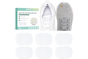Welnove Shoes Big Toe Holes Prevention Repair Shoe Patches Adhesive Pads Prevent Fix Shoe Holes Worn Out, Back Heel Repair, S
