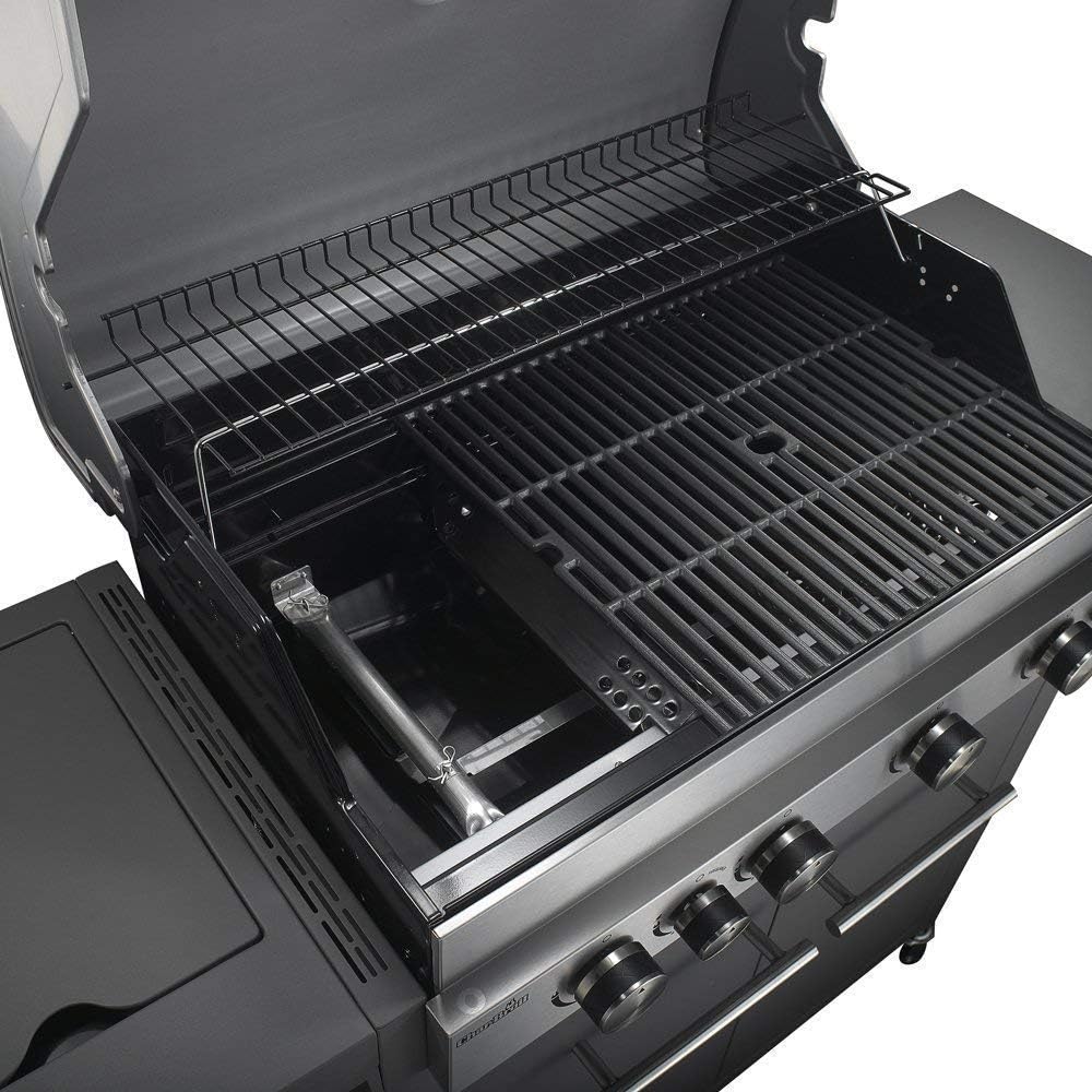 4 Pack Porcelain Steel Heat Tent Shield for CharBroil 467300115