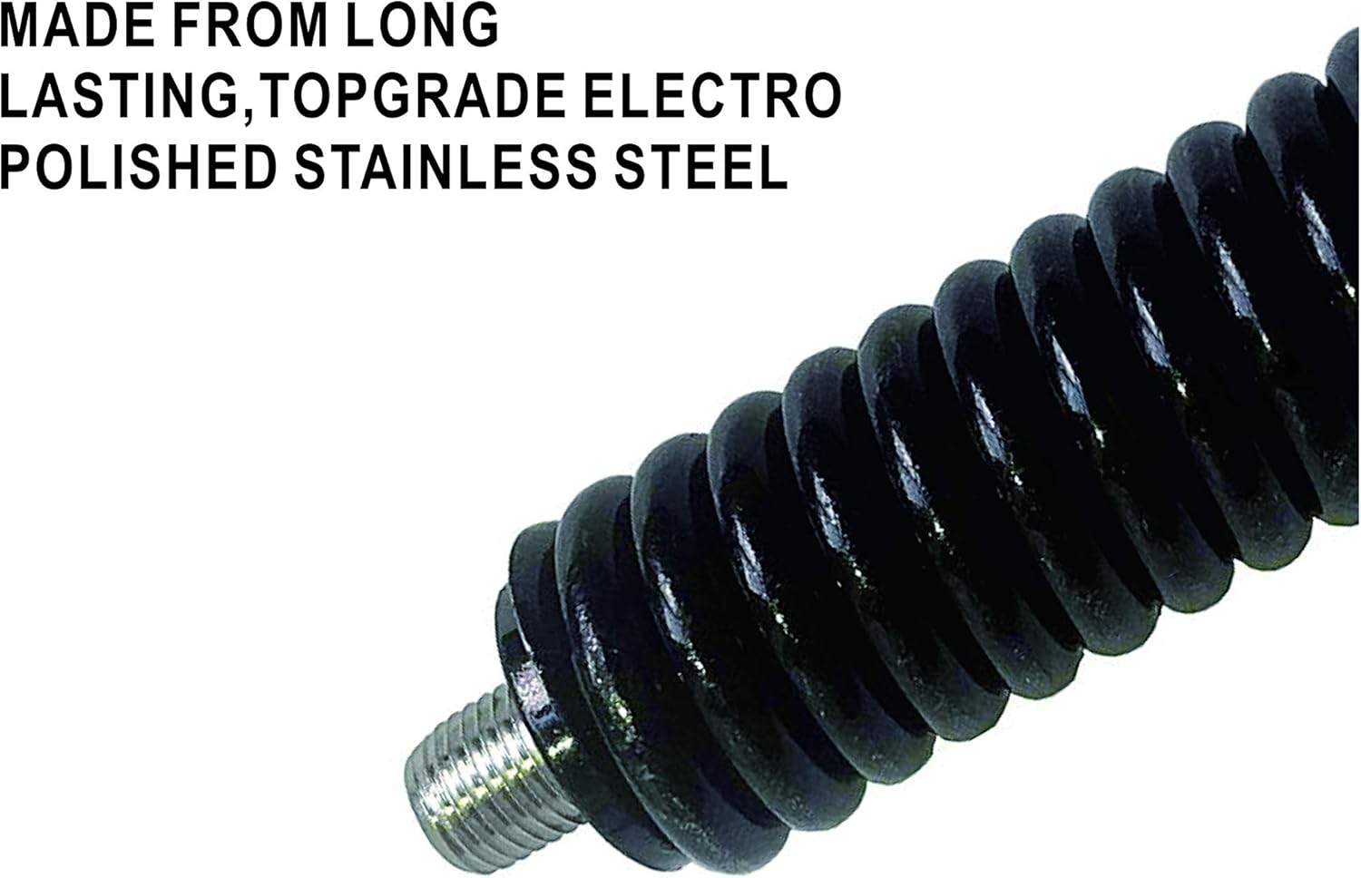 Marketty Black SS-3H Heavy Duty Stainless Steel Antenna Spring: GPS & Navigation