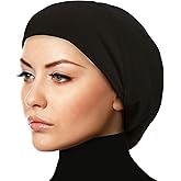 Middle Eastern Mall Women's Snood Cap Cotton Beanie Hair Wrap Chemo Undercap Easy Bonnet Hat