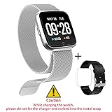 Fitness Tracker HR, Fitness Wristband Watch with Heart Rate Monitor, Waterproof 
