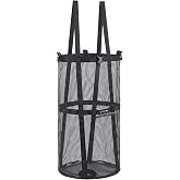 Boat Anchor Rope Bag with 6" Nylon Cleat, Heavy Duty Mesh &amp; Secure Closure | Boat Anchor Rope Holder Bag with Handle, Easy Anchor Line Storage &amp; Management, Quick Drainage &amp; Fast Drying, 10.5"D x 22"H