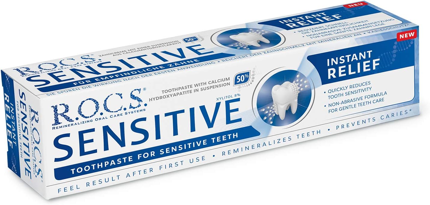 Toothpaste R.O.C.S. Sensitive Instant Relief/ROCS Reduced Sensitivity