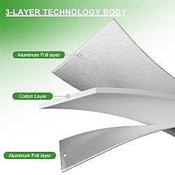 AGHITG Reflective Insulation Sheet - Aluminum Foil
