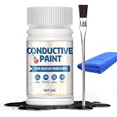 WANJAO Guitar Shielding Paint, Effectively Reduce Buzz&amp;Radio Interference | Conductive Paint Excellent Adhesion Water-Based for Versatile Surfaces Guitar Cavity Shielding(Resistivity: 10-90 Ohms/cm)