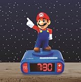 Lexibook Super Mario Nightlight Alarm Clock Blue view 4