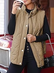 EVALESS Cute Cropped Puffer Vest Women Lightweight
