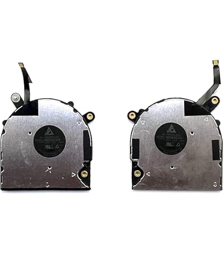 DBTLAP CPU Ventilatore Compatibile per dell Latitude 7480 E7480 P73G P73G001 EG50040S1-C910-S9A 02T9GV 2T9GV DC5V 0.4A CPU Raffreddamento Ventilatore