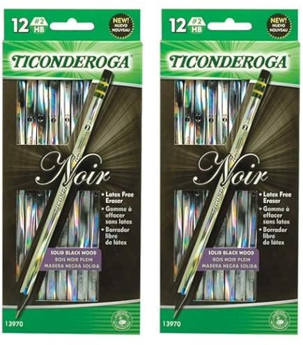 Ticonderoga Lápiz Ecánico Senseatic Ina De 0028in Plata 2 Unidades