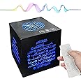 BlissKiss Quran Speaker, Sound Quran Player - Ideal for Prayer, Meditation and Learning, Remote Control, 17 Reciters and 6 Languages, Light Color can be Customized