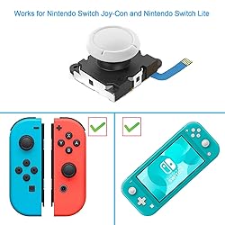 Veanic 2-Pack White Replacement Joystick Analog