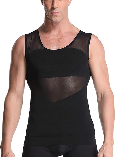 mens chest and stomach compression shirt