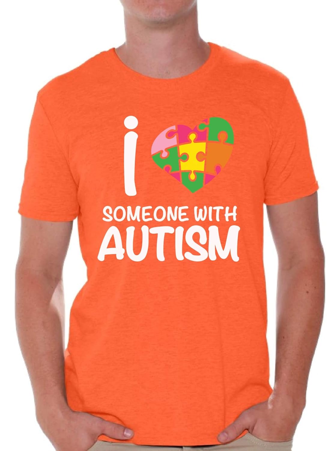 Autism Awareness Shirt I Love Someone With Autism T Shirts 4003