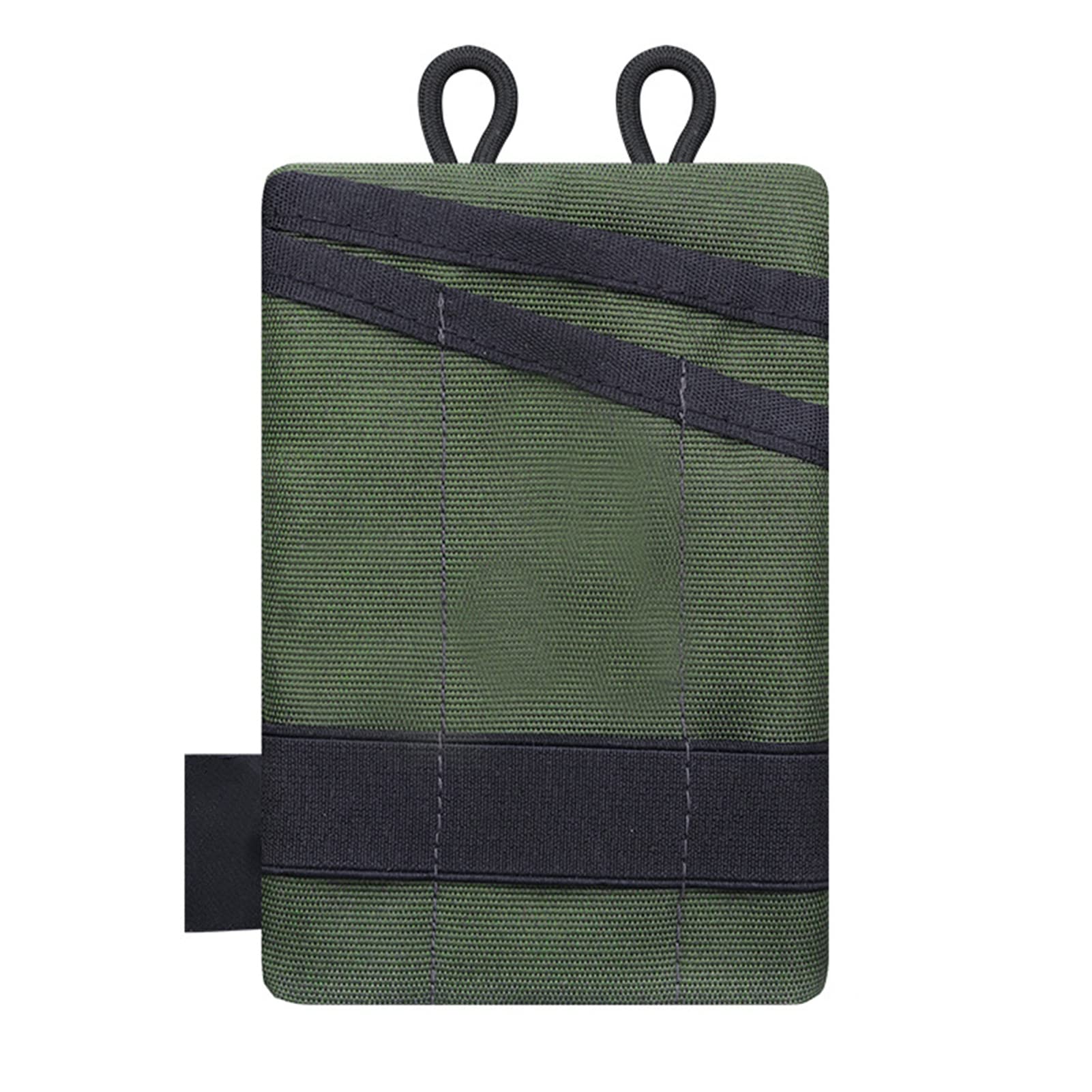 Topyond EDC Pouch Organizing Multifunctional Oxford Fabric Tool Belt Pouch Mini Wallet for Men Outdoor Green,Flashlight Multitools Pen Notebook