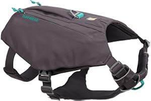 Ruffwear, Switchbak Dog Harness, Pack & Harness Hybrid for Day Trips & Everyday Use, Granite Gray, Small