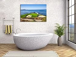 USA California Golf Course Wall Art for Living Room