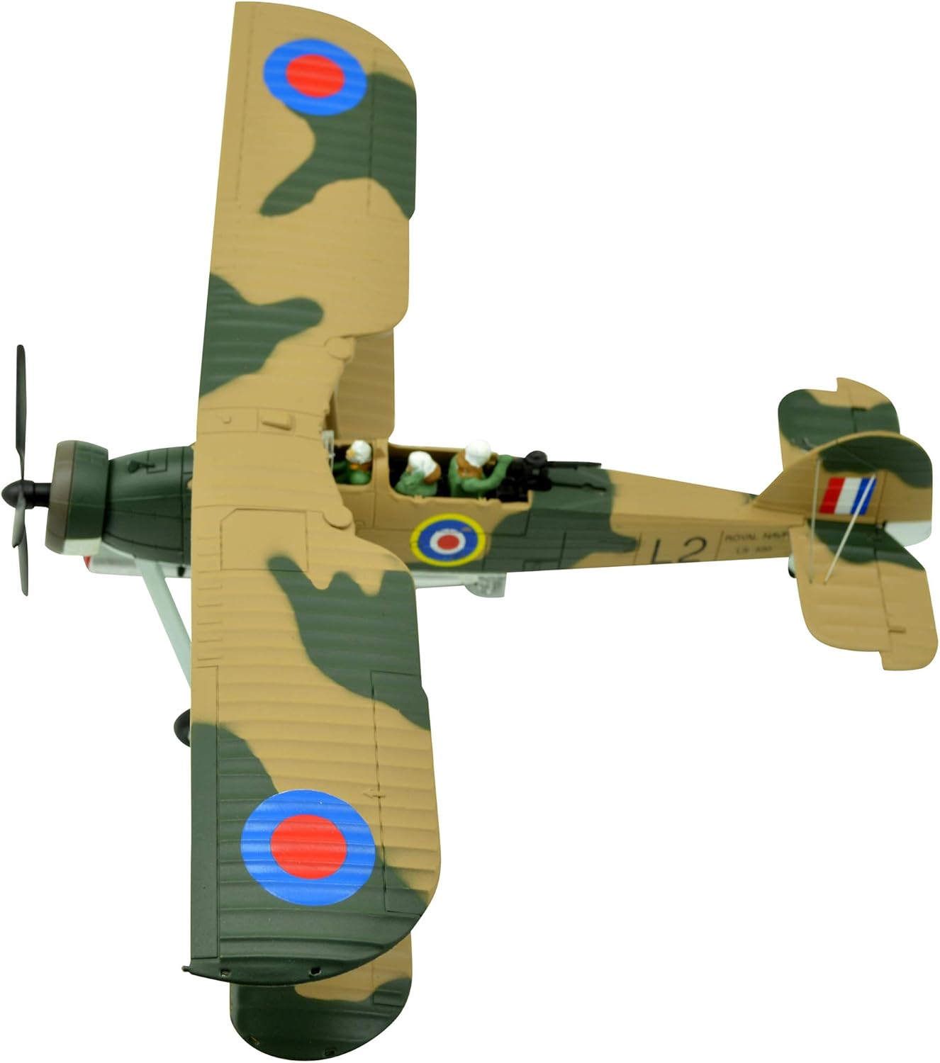 172 Fairey Swordfish Biplane Torpedo Bomber Metal Airplane Model,Royal