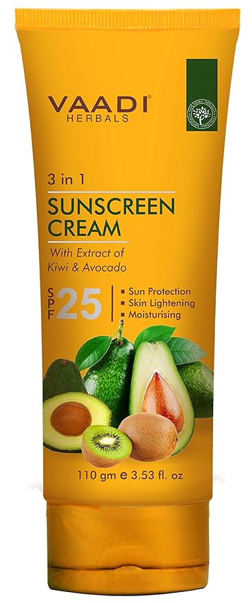 Vaadi Herbals Sunscreen Cream SPF-25, 110g