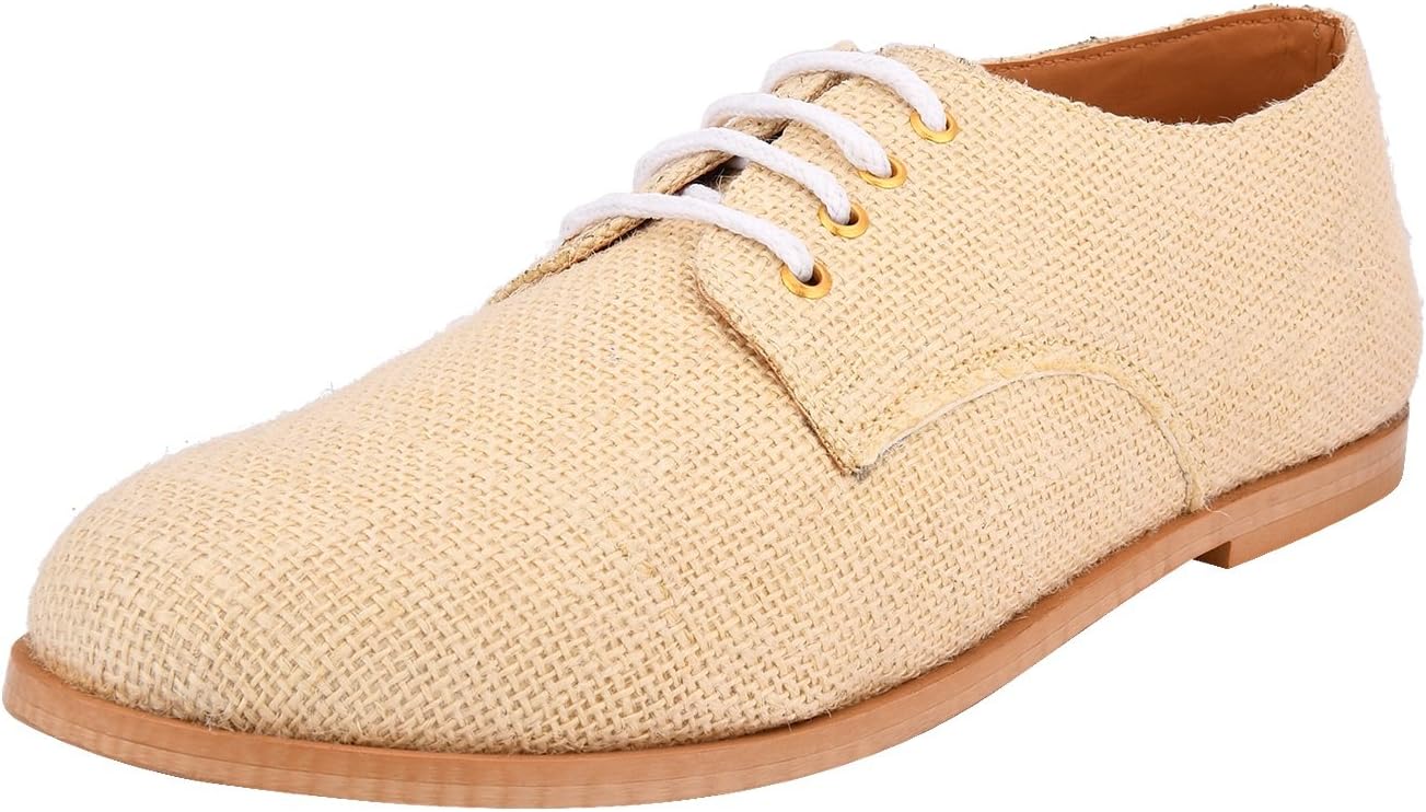 Uniqas Designs Women's Beige Natural Jute Casual Shoes
