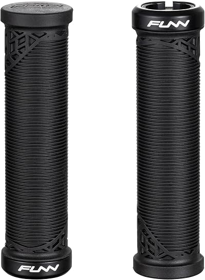 Funn Hilt JR Mountain Bike Grips 19mm Lock On Black Short Youth