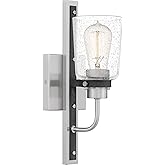 Quoizel AXE8605BN Axel Vanity, 1-Light 100 Watts, Brushed Nickel