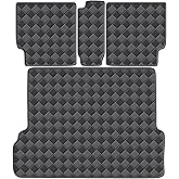 WDYOYS Cargo Mat & Backrest Mats for 2010-2023 Lexus GX 460 Accessories, All Weather Waterproof Rear Cargo Liner Rear Trunk Liner Back Seat Cover Protector