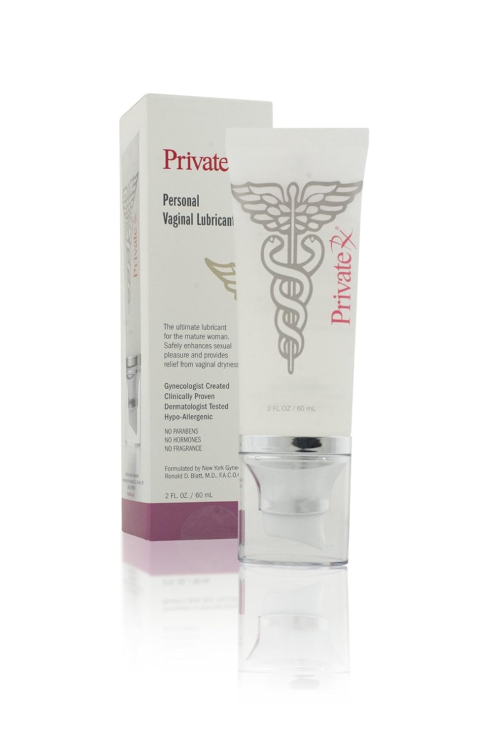 PrivateRx Personal Vaginal Lubricant Hormone Paraben Free Clinically