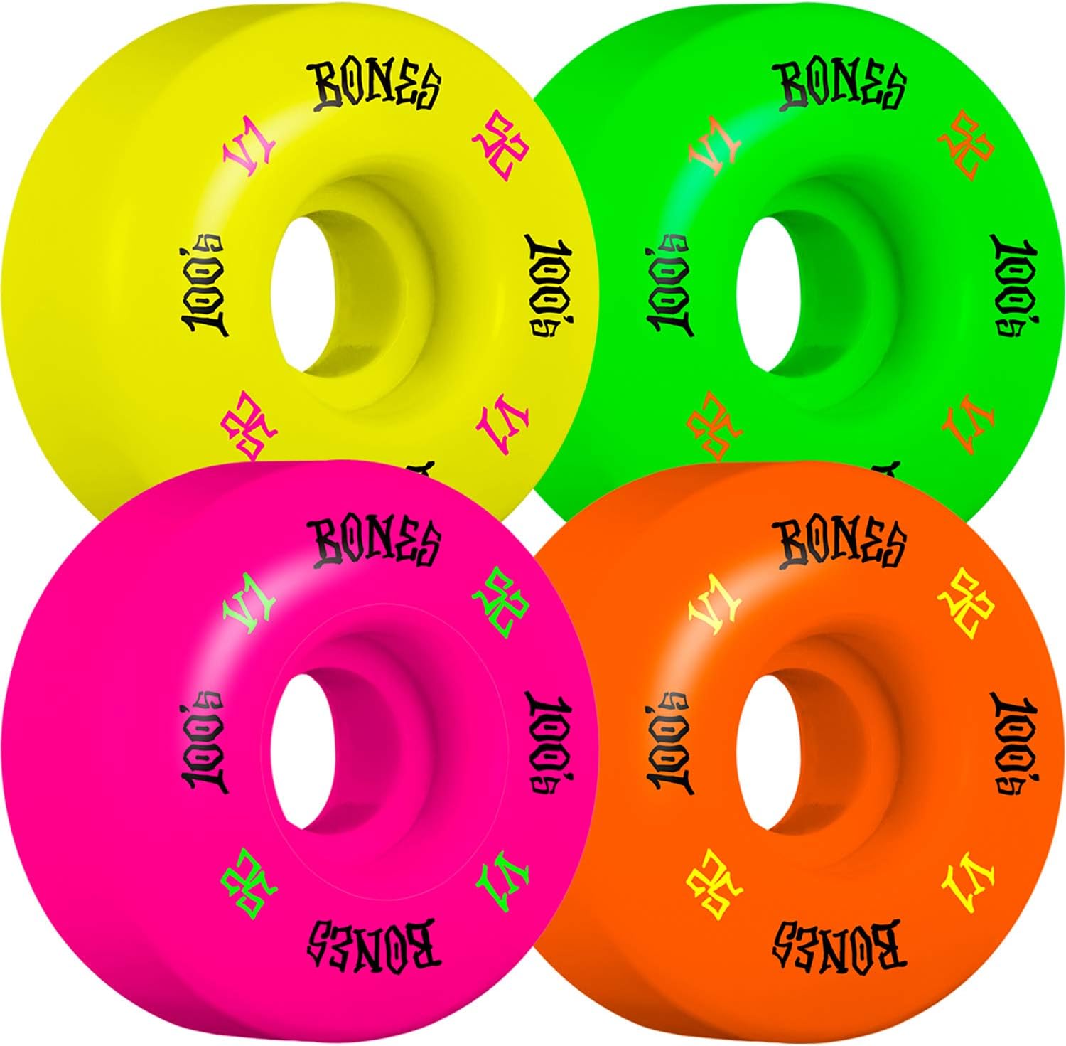 Multicolor skate wheels Clearance