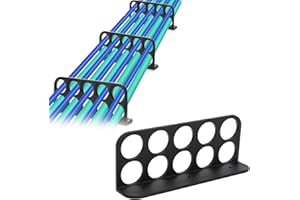 Asixxsix Cable Chase, 1" with 10-Hole Design, Wire Bracket, Cable Support Wire Bracket Holder for NMB Electrical Cord Organiz