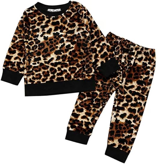 leopard baby pants