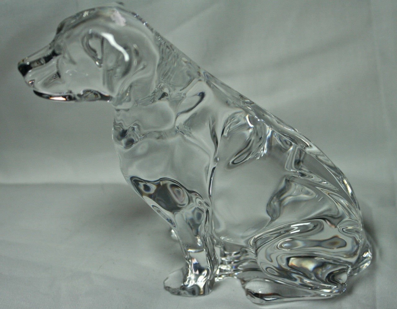 Waterford Crystal Collectible Adult Labrador Retriever Dog