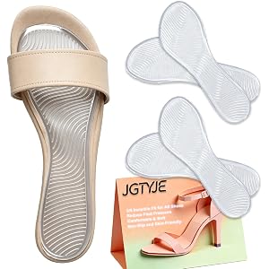 3/4 Gel Invisible High Heel Cushion Inserts for Women Shoe Pads | Women Soft Heel Cushion Pads, Anti Slip Shoe Pads for Sanda