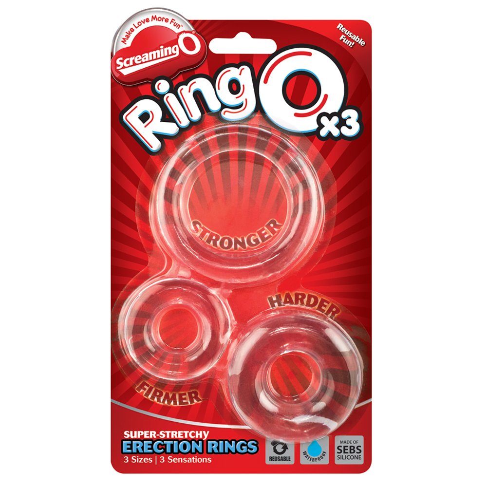 Screaming O Ringo Clear Erection Rings