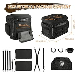 UALLIN Motorcycle Dog Cat Carrier, Portable Pet