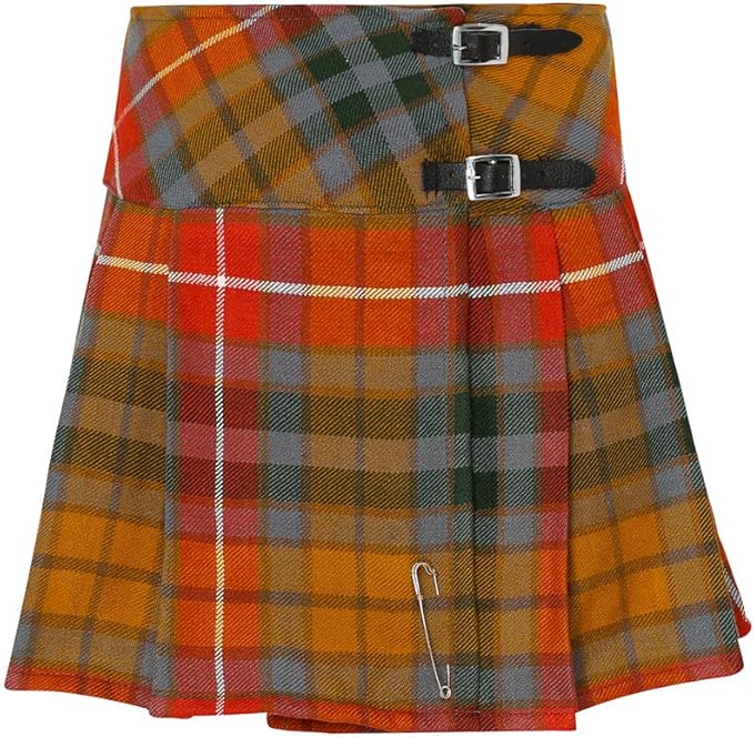 orange tartan kilt