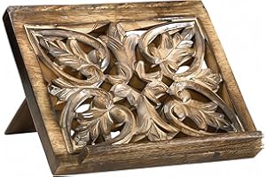CHRISTIAN BRANDS Ornate Wood Carved Bible/Missal Stand
