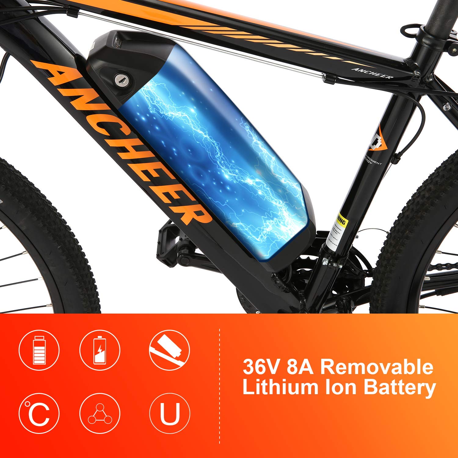 ancheer 350 500w electric bike 27.5
