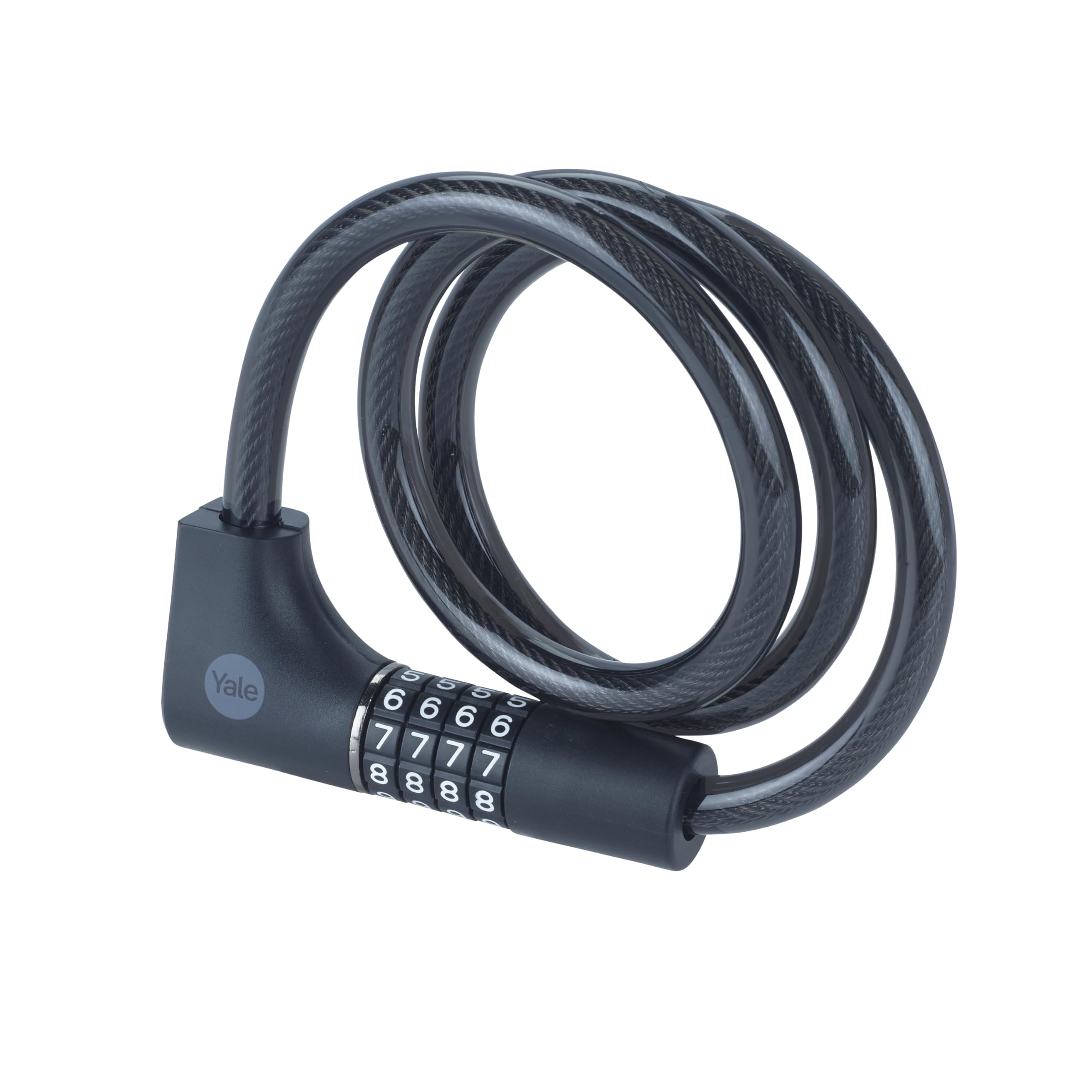Yale Security Bike Lock Cable Combination Lock with Key - YCC0/12/100/2