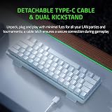 Razer Huntsman Mini 60% Keyboard Red Switch US Mercury White view 5