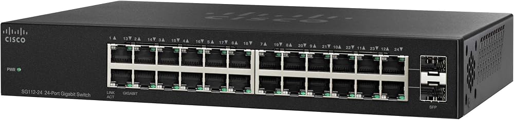 Cisco SG112-24-EU 24-Port Gigabit Ethernet Unmanaged Network Switch