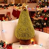 Zaxqerm Christmas Tree Plush Stuffed Animal Plush Toy, 15.8" Christmas Pillow Plush Decor Kawaii Birthday Gifts for Kids Girls Boys