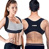 Posture Corrector For Men And Women - Adjustable Upper Back Brace, Upper Spine Support- Neck, Shoulder, Clavicle and Back Pai