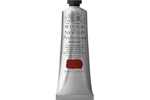 Winsor & Newton Professional Acrylic Color Paint, 60ml Tube, Perylene Maroon