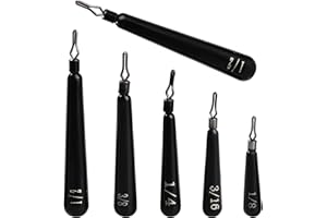 JUIFUTIME Premium 10-Pack Tungsten Drop Shot Weights Kit, Tungsten Fishing Weights for Drop Shot Rig