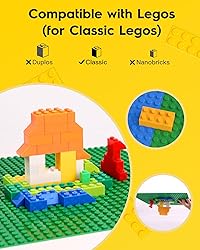 Pokiiulk Classic Baseplates Building Plates-Pack of