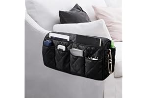 Sofa Armrest Storage, 21 Compartments Storage, Package Form Is not Easy to Fall Off, Suitable for Remote Control, Mobile Phon