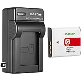Kastar 1-Pack NP-BG1 Battery and AC Wall Charger Replacement for Sony NP-BG1, NP-FG1, NPBG1, NPFG1, G Type Battery, Sony BC-CSG, BC-CSGD, BC-CSGE Charger, Sony HDR-GW55, HDR-GW77 Digital Camera