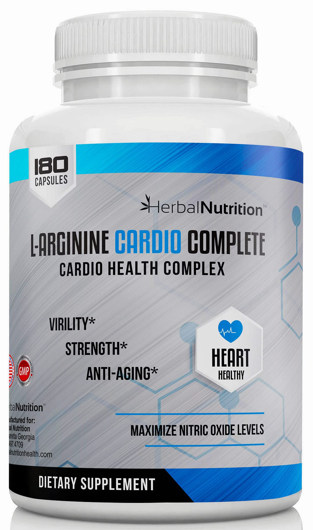 L-Arginine Cardio Complete, Nitric Oxide